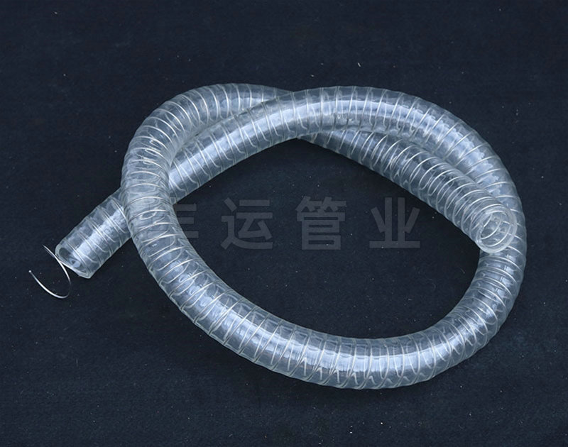 食品級PU透明鋼絲平滑管