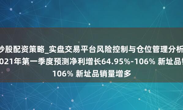炒股配资策略_实盘交易平台风险控制与仓位管理分析 优博讯2021年第一季度预测净利增长64.95%-106% 新址品销量增多